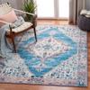 SAFAVIEH Washable Rug Journey Collection - Large - 7'9" x 10', Ivory & Blue, Slip Resistant & Easy Cleaning, Ideal for Living Room, Bedroom, Dining Space (JNY149A) view 1