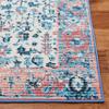 SAFAVIEH Washable Rug Journey Collection - Large - 7'9" x 10', Ivory & Blue, Slip Resistant & Easy Cleaning, Ideal for Living Room, Bedroom, Dining Space (JNY149A) view 3