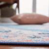 SAFAVIEH Washable Rug Journey Collection - Large - 7'9" x 10', Ivory & Blue, Slip Resistant & Easy Cleaning, Ideal for Living Room, Bedroom, Dining Space (JNY149A) view 4