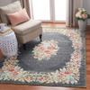 SAFAVIEH Washable Rug Journey Collection - Large - 7'9" x 10', Grey & Pink, Slip Resistant & Easy Cleaning, Ideal for Living Room, Bedroom, Dining Space (JNY125F) view 1