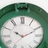 Antique Green Patina Marine Brass Ship Nautical Porthole Clock Nautical Wall Clock Home Decorative view 3