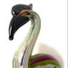 CRYSTAL XPRESS New 22" Hand Blown Glass Crowned Crane Bird Sculpture view 3