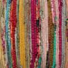 SARO LIFESTYLE Authentic Collection Multi-Colored Chindi Pillow Cover, 14" x 23" view 3