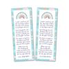 30 bookmarks boho rainbow baby shower favors personalized gender neutral view 1