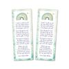 30 bookmarks tribal rainbow baby shower favors personalized green gold gender neutral view 1