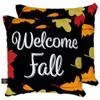 Briarwood Lane Welcome Leaves Autumn Decorative Pillow view 1
