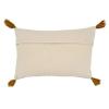 SARO LIFESTYLE Blossom Collection Embroidered Flowers Design Pillow Cover, 16" x 24", Green view 2