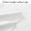 Cozy Line Home Fashions 100% Cotton Victorian Medallion Solid White Matelasse Embossed Bedding Quilt Set, Reversible Lightweight Bedspread, Coverlet for All Season (Oversized Queen - 3 Piece) view 3