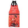 African American Expressions - Red and White - Apron view 1