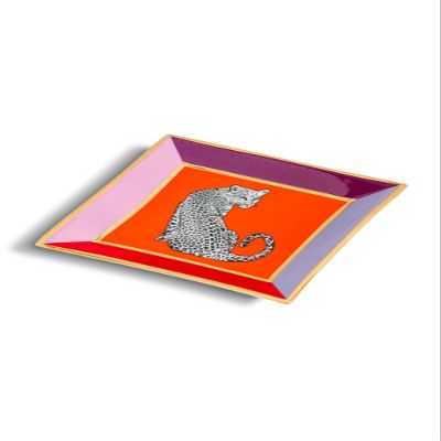 Jonathan Adler Safari Square Porcelain Tray, One Size, Multi