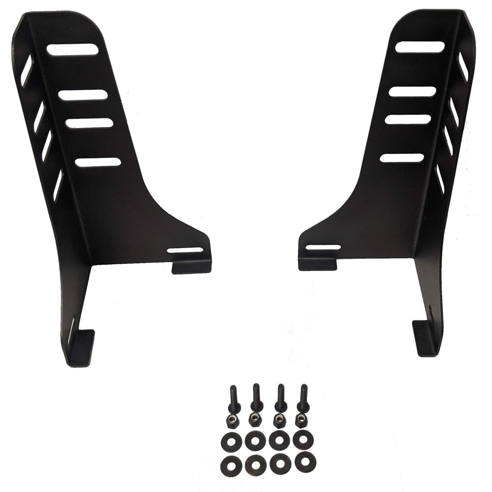 Hollywood Bed Frame Bedder Base Accessory Headboard/Footboard Bracket Attachment, Black (BBHB2000)
