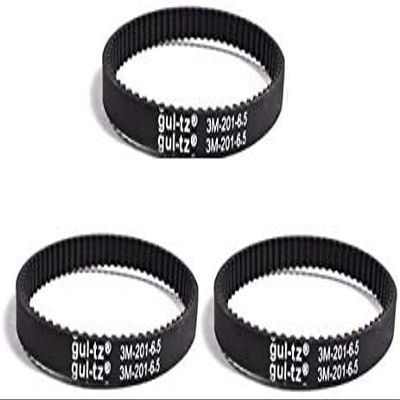 3Pk Geared Belt Replacement Part For Hoover UH70400,UH70405,Windtunnel Air Vacuum Cleaner # compare to part 562535001