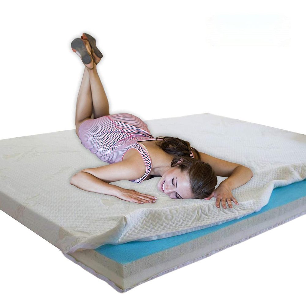 Back Support Systems BeCool Foam Mattress Topper Relieves Pressure Points While Keeping You Cool (King, Ultra BeCool Foam)