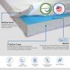 Back Support Systems BeCool Foam Mattress Topper Relieves Pressure Points While Keeping You Cool (King, Ultra BeCool Foam) view 3