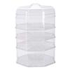 Cabilock 5pcs Multi-layer Thermal Insulation Food Cover Thick Transparent Storage Lids for Home Prevents Dust and for Leftovers and Meal Prep view 1