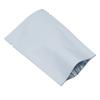 PABCK 100 Pieces White Metallic Mylar Foil Open Top Sealable Bags 3.9x5.9 inch Vacuum Heat Seal Pouches for Food Storage Packaging with Tear Notches view 1