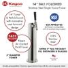 Kegco 3PDT145-1S-630 Draft Tower, 1-Tap, Stainless Steel view 2