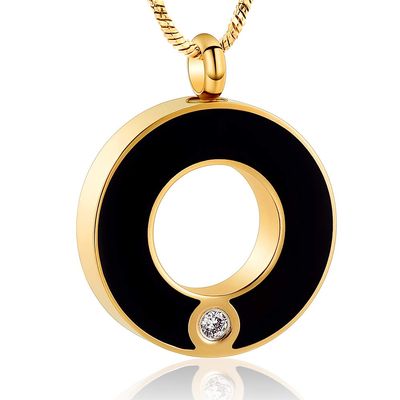 Yinplsmemory Cremation Jewelry Circle of Life Urn Necklace for Ashes Locket for Human/Pet Ashes Keepsake Memorial Urn Jewelry