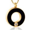 Yinplsmemory Cremation Jewelry Circle of Life Urn Necklace for Ashes Locket for Human/Pet Ashes Keepsake Memorial Urn Jewelry view 1