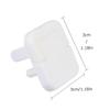 ULTECHNOVO 25pcs Socket Cover Baby Safety Helmet Kid Proof Outlet Cap Plug Protectors Baby Safety Plug Covers Electrical Outlet Hard Hat Anti-Shock White United States Plastic Child view 2