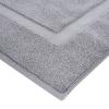 Amazon Basics Banded Bathroom Bath Rug Mat, Machine Washable, 100% Cotton, 31" x 20", Powder Gray view 4
