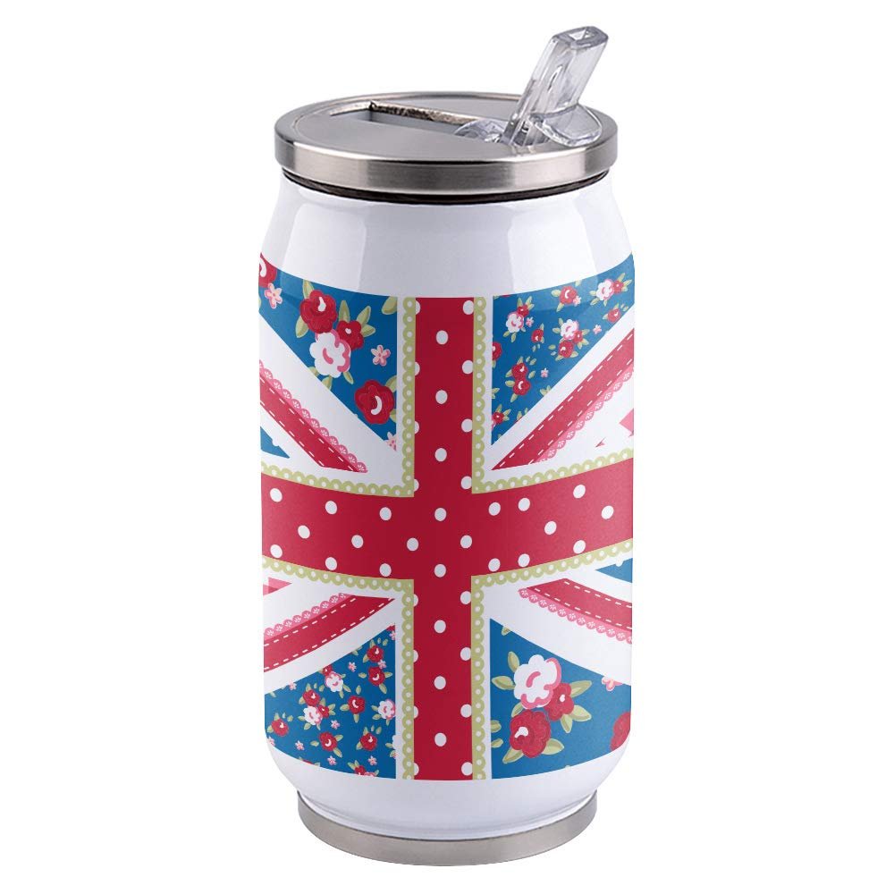 14oz Stainless Steel Tumbler with Lid & Straw-Double Wall Vacuum Insulated Travel Mug, Chevron Zig Zag Ripple Water Bottle Coffee Beverage Drinks Cup for Adults Kids