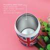 14oz Stainless Steel Tumbler with Lid & Straw-Double Wall Vacuum Insulated Travel Mug, Chevron Zig Zag Ripple Water Bottle Coffee Beverage Drinks Cup for Adults Kids view 2