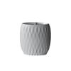 Grey Resin Bath Accessory Set for Vanity Countertops, 4 Piece Luxury Ensemble Dish, Toothbrush Holder, Tumbler, soap and Lotion Pump, Grey Resin view 4