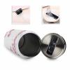 14oz Stainless Steel Tumbler with Lid & Straw-Double Wall Vacuum Insulated Travel Mug,Pink Abstract Cherry Blossoms Water Bottle Coffee Beverage Drinks Cup for Adults Kids view 3