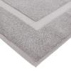 Amazon Basics Banded Bathroom Bath Rug Mat, Machine Washable, 100% Cotton, 31" x 20", Light Gray view 4