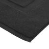 Amazon Basics Banded 100% Cotton Machine Washable Bathroom Bath Rug Mat, 31" x 20", Black view 4