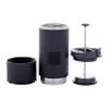BruTrek by Planetary Design OVRLNDR Travel Coffee French Press, 24 fl.oz Capacity, Double Wall Vacuum Insulated, Easy To Clean Removable Bottom, No Spill Lid, On The Go Coffee Brewing (Obsidian) view 2