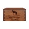 LifeSong Milestones Wooden Cremation Urn for Pets Medium Cherry Dovetail Memorial Keepsake Box for Dogs and Cats, Personalized with Engraved, Name, Date and Poem Set E (You were My Favorite 2) view 1