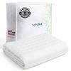 YnM Cooling Weighted Blanket for Adults, 15lbs Heavy Bed Throw for One Person of 190lbs, Perfect for Hot Sleepers with Cooling Rayon/Glass Beads(48x72 Inches,Twin/Full Bed,White) view 1