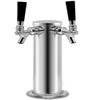 Kegco 3PD4743DT-SS Draft Tower, 2-Tap, Stainless Steel view 1