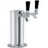 Kegco 3PD4743DT-SS Draft Tower, 2-Tap, Stainless Steel view 3