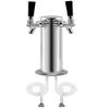 Kegco 3PD4743DT-SS Draft Tower, 2-Tap, Stainless Steel view 4