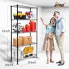 EFINE 5-Shelf Shelving Unit with Shelf Liners Set of 5, NSF Certified, Adjustable Heavy Duty Metal Wire Shelves, 350lbs Loading Capacity Per Shelf, Storage Rack(36W x 14D x 72H) Pole Diameter 1 Inch view 2