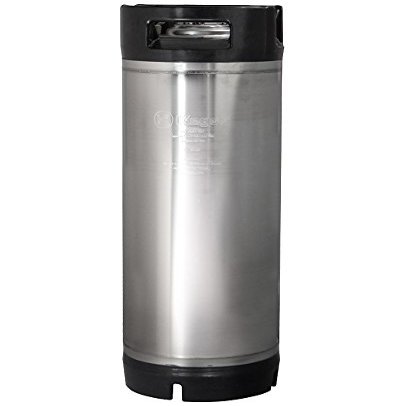 Kegco 3PKM5G-RBT Keg, 5 Gallon, Stainless Steel