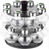 SOFLIN Multipurpose Revolving Plastic Spice Rack Organiser Set with Container Stand for Kitchen Storage (16pcs) view 2