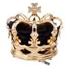 PRETYZOOM Crown Hairpin Black Queen Crown Clips Lightweight Durable Alloy with Rhinestones for Party Wedding Prom Fashion Accessories view 1