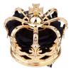 PRETYZOOM Crown Hairpin Black Queen Crown Clips Lightweight Durable Alloy with Rhinestones for Party Wedding Prom Fashion Accessories view 4