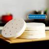 100Pcs 7/8 Inch Air Fryer Steamer Liners Premium Perforated Wood Pulp Papers Non-Stick Steaming Basket Mat Baking Cooking Tools DUOER (Color : 7 inch) view 2