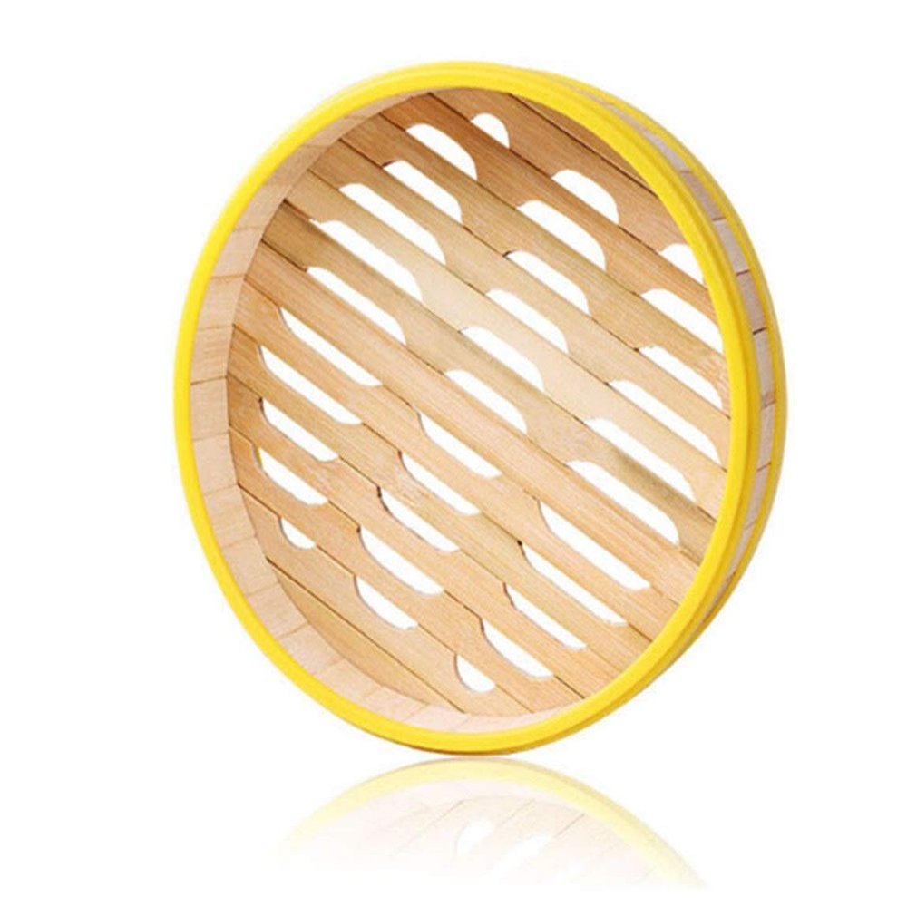 Duoer Wooden Steamer Kitchen Cookware Fish Rice Dim Sum Basket Rice Pasta Cooker with Lid Food Steamed Stuffed bun Steamer (Color : 26cm 2 steamer1 lid)