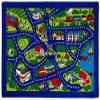 champion rugs Kids/Baby Room/Daycare/Classroom/Playroom Area Rug. Roads. Town. City. Race Car Tracks Great for Playing with Cars, Bedroom Playroom (8 Feet X 10 Feet) view 3