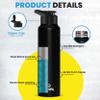 PEACHBERRY Stainless Steel Fridge Water Bottle/Refrigerator Bottle/Thunder with Sipper Cap (Black, Pack of 1) view 3