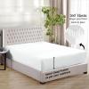 Tula Linen 1 Piece Luxury Hotel Quality Fully Elastic Fitted Sheet/Bottom Sheet Queen Size Fits 14-15" Deep Pocket 100% Egyptian Cotton 700 Thread Count Solid Pattern Premium Quality Color White view 3