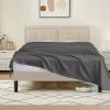 Tula Linen 1 Piece Luxury Hotel Quality Flat Sheet/Top Sheet Queen Size 100% Egyptian Cotton 700 Thread Count Solid Pattern Premium Quality Color Grey view 1