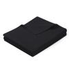 Tula Linen 1 Piece Luxury Hotel Quality Flat Sheet/Top Sheet Queen Size 100% Egyptian Cotton 700 Thread Count Solid Pattern Premium Quality Color Black view 2