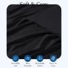 Tula Linen 1 Piece Luxury Hotel Quality Flat Sheet/Top Sheet Queen Size 100% Egyptian Cotton 700 Thread Count Solid Pattern Premium Quality Color Black view 4